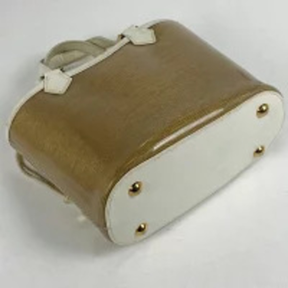 Louis Vuitton Plage Handbag Epi Brown Vinyl White Gold Bay Lagoon White Gold